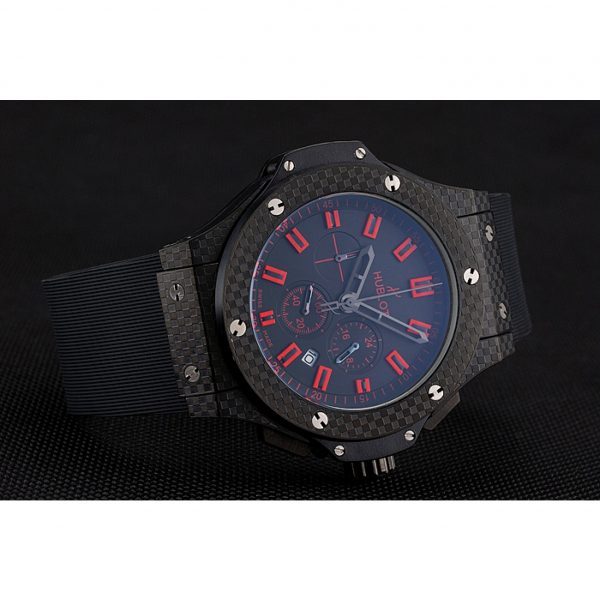 Hublot Big Bang Carbon Dial with Red Markings