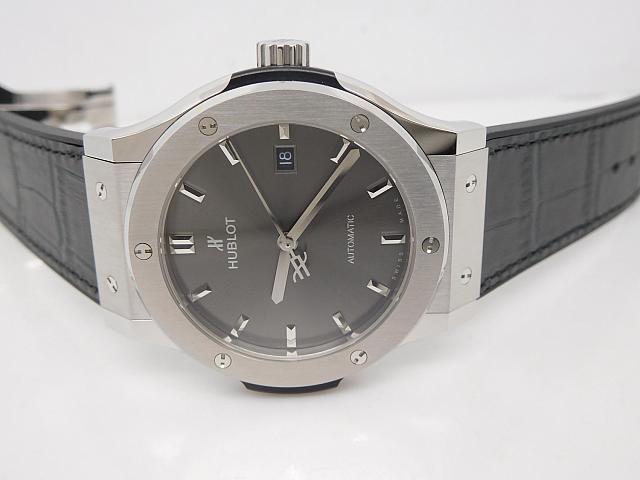 JJ Factory Published Replica Hublot Classic Fusion Grey Titanium Watch