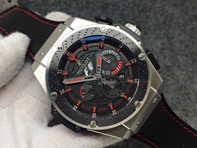 V6 Factory Replica Hublot Big Bang King Power F1 Ceramic Watch with Clone HUB4100 Movement