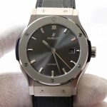 JJ Factory Replica Hublot Classic Fusion 511.NX.7070.LR Titanium Watch with Clone HUB1112 Movement