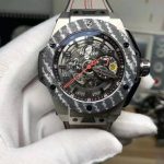 V6 Factory Replica Hublot Big Bang Ferrari Titanium Carbon Bezel with Asia Valjoux 7750