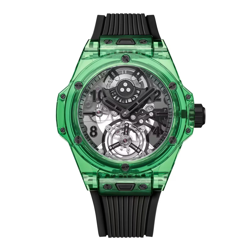 Replica Hublot Big Bang Tourbillon Automatic Green Saxem 44mm Limited Edition Review