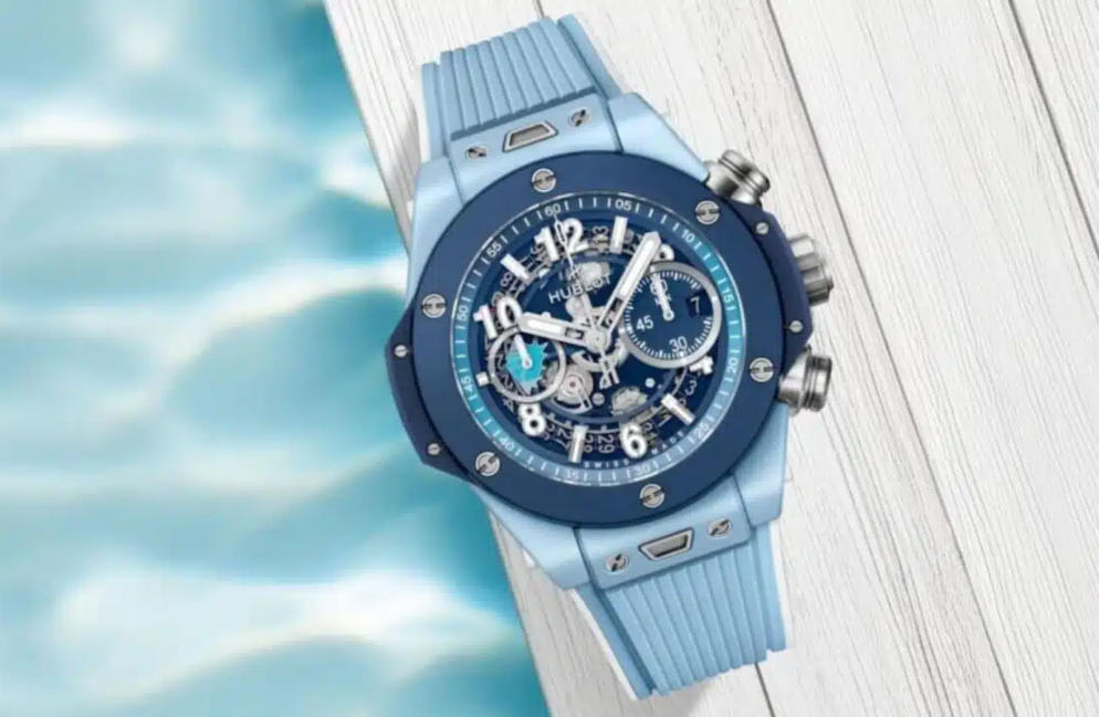 UK Best Replica Hublot Big Bang Unico Blue Ceramic Caribbean Watches: A design inspired by the crystalline waters of the Caribbean